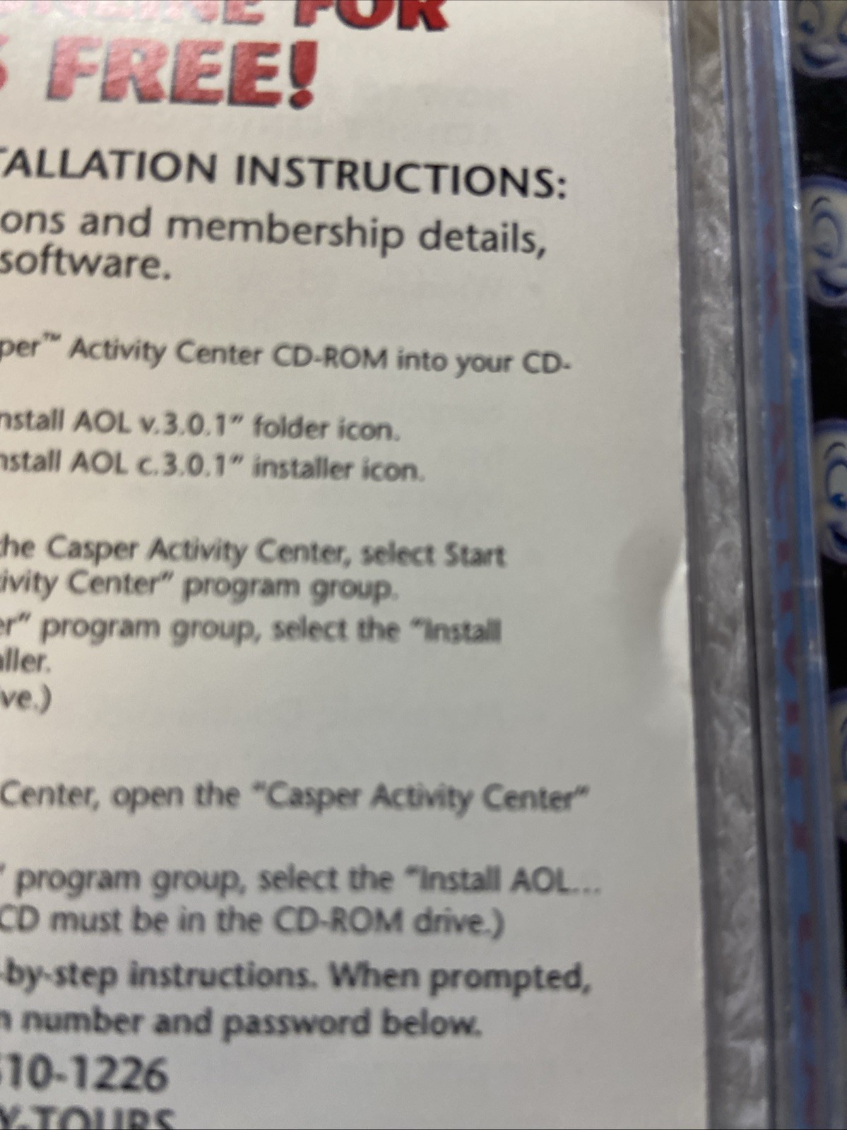 Casper Animated Activity Center PC CD ROM Kids Game Win Mac Friendly Ghost