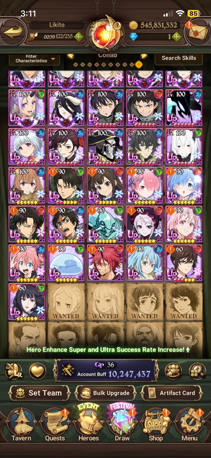Global 7DS Grand Cross Account Up For Sale
