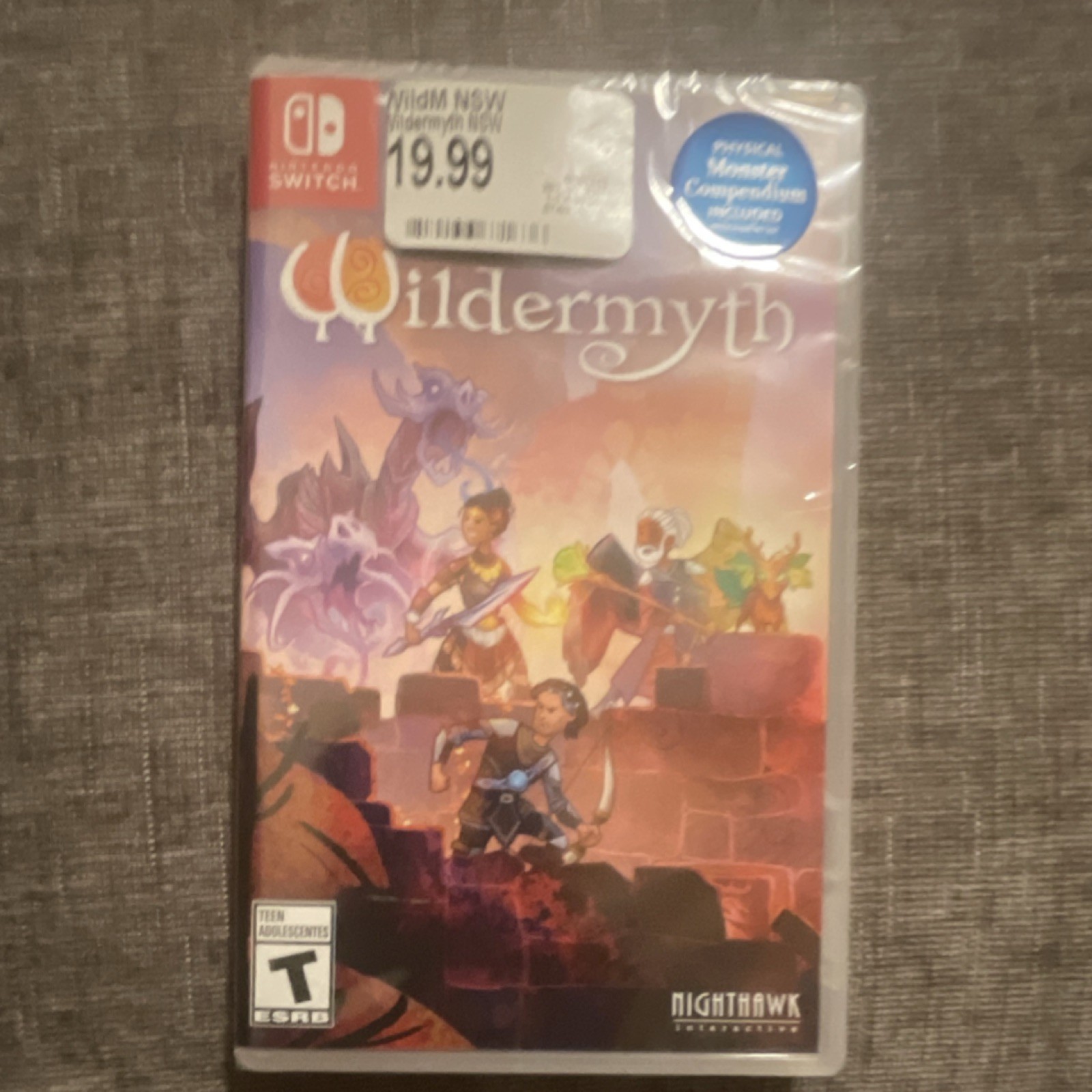 Nighthawk Wildermyth Nintendo Switch Fantasy T-Teen Local Co-Op Manual Included
