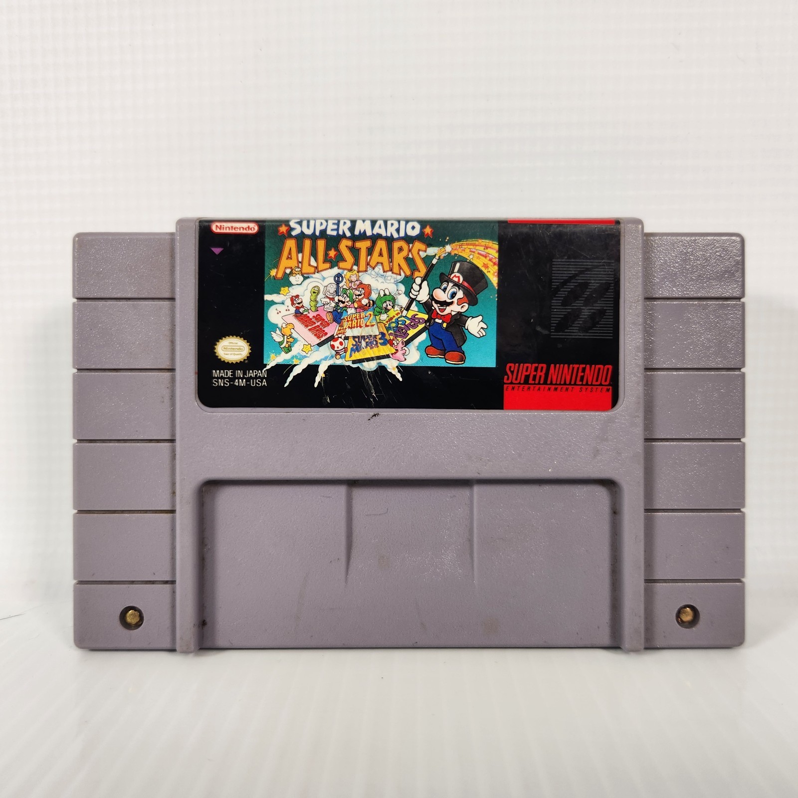 Super Mario All-Stars SNES Super Nintendo Authentic Original Cartridge OEM