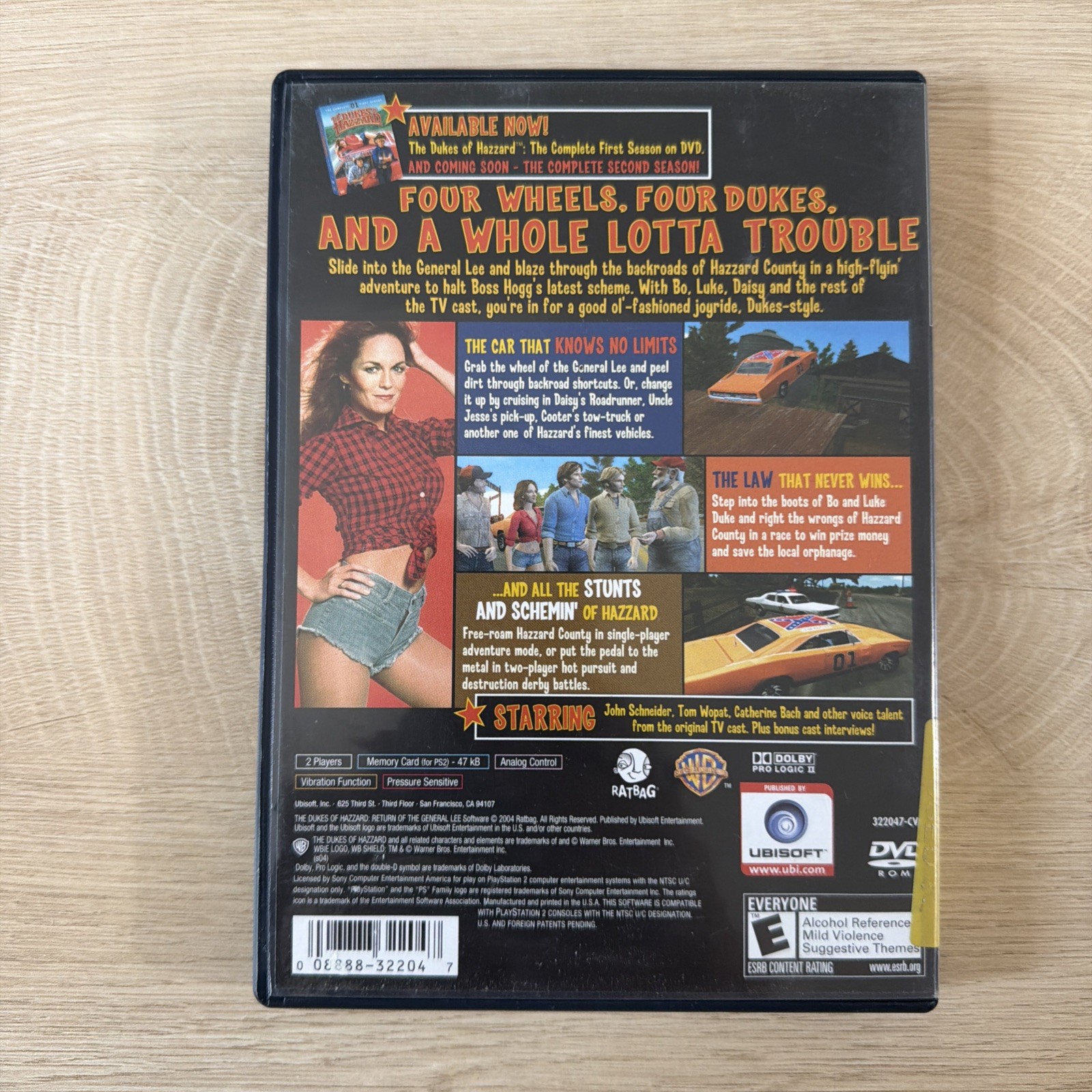 Dukes of Hazzard: Return of the General Lee (Sony PlayStation 2, 2004) CIB + Reg