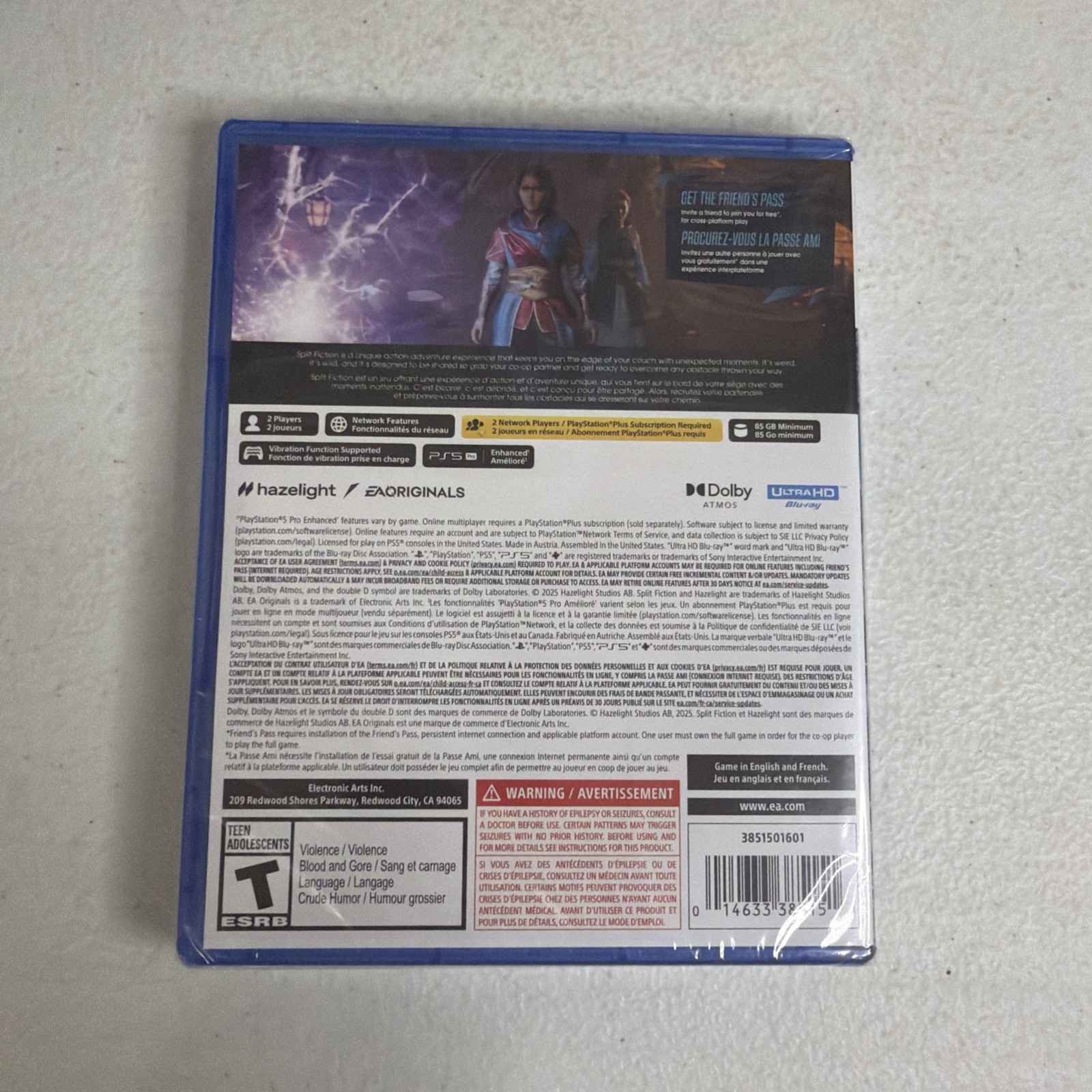 Split Fiction – Sony PlayStation 5 NEW
