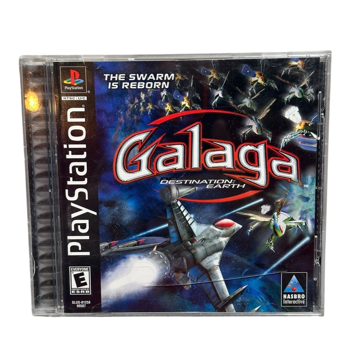 Galaga: Destination Earth (Sony PlayStation 1, 2000) Complete and Tested