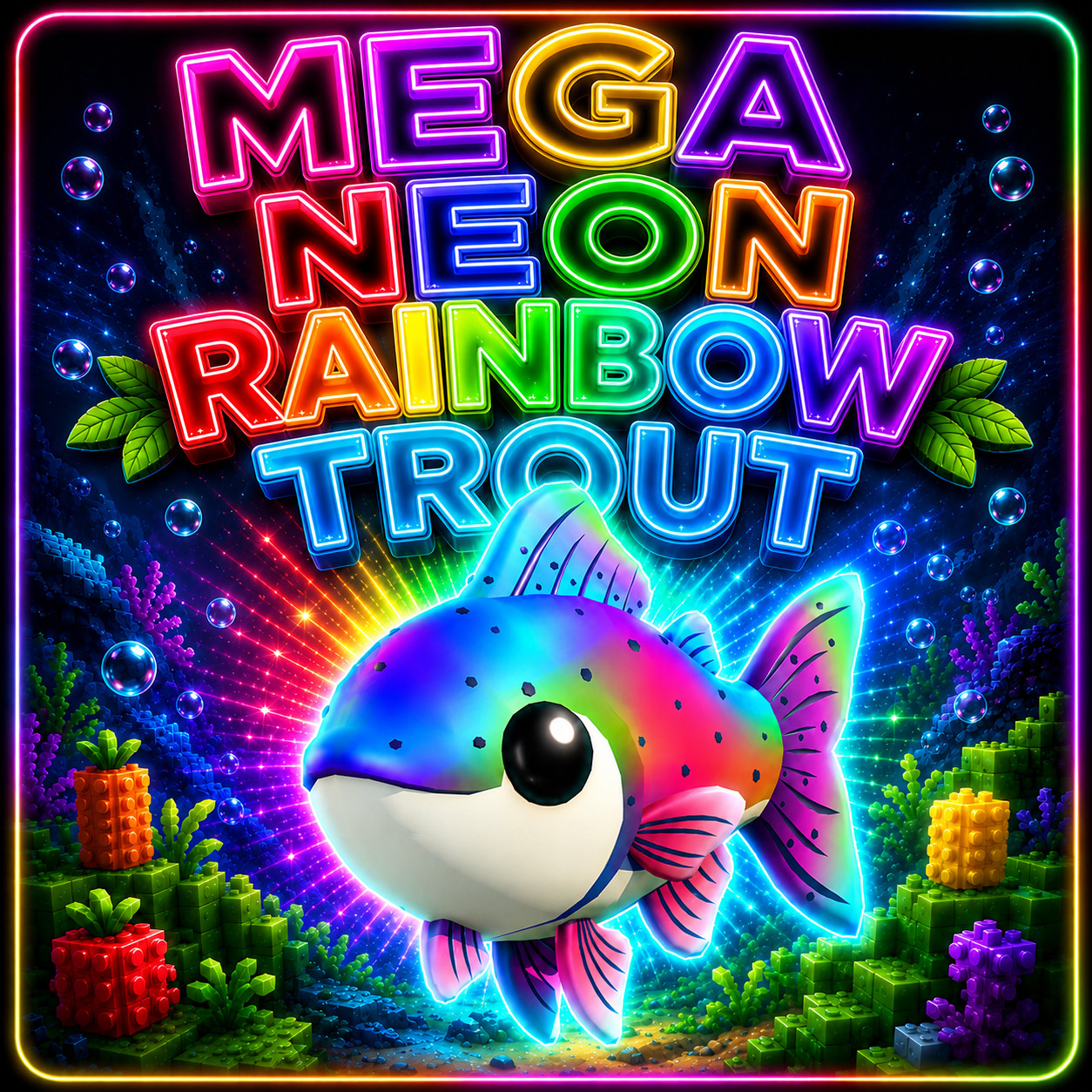 MEGA NEON RAINBOW TROUT (CHEAP) ADOPT A PET FROM ME – CHEAPEST ON EBAy