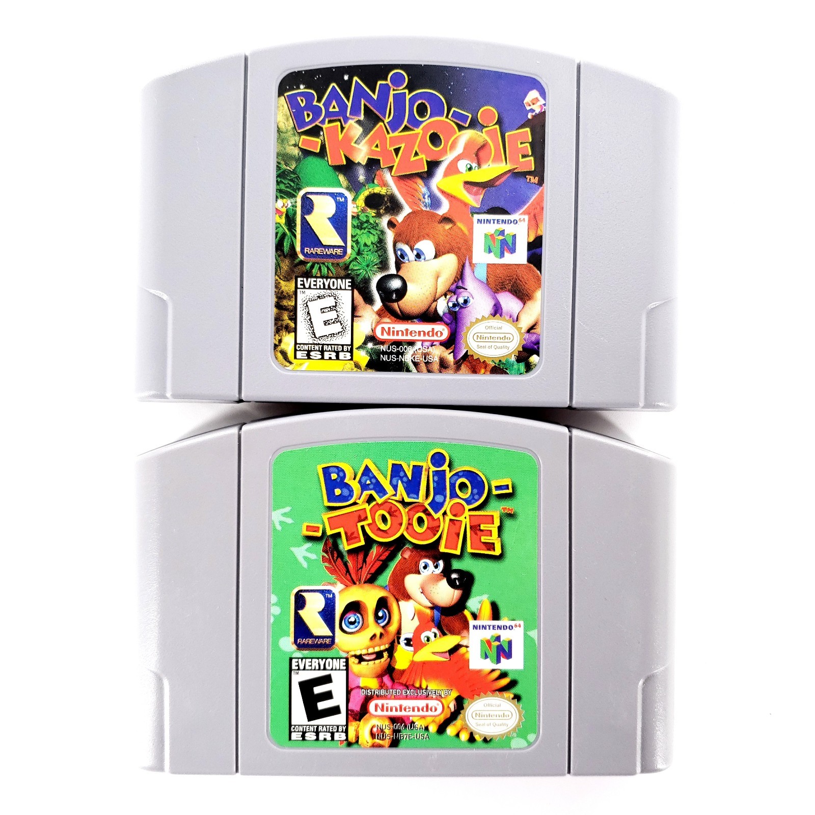 Banjo-Kazooie & Banjo-Tooie Nintendo 64 Authentic Carts Only Tested & Works