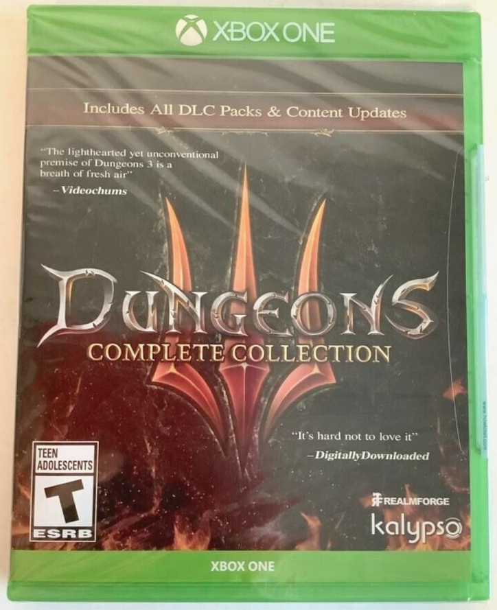 NEW Dungeons 3 Complete Collection – Xbox One Video Game Kalypso Rated T XB1