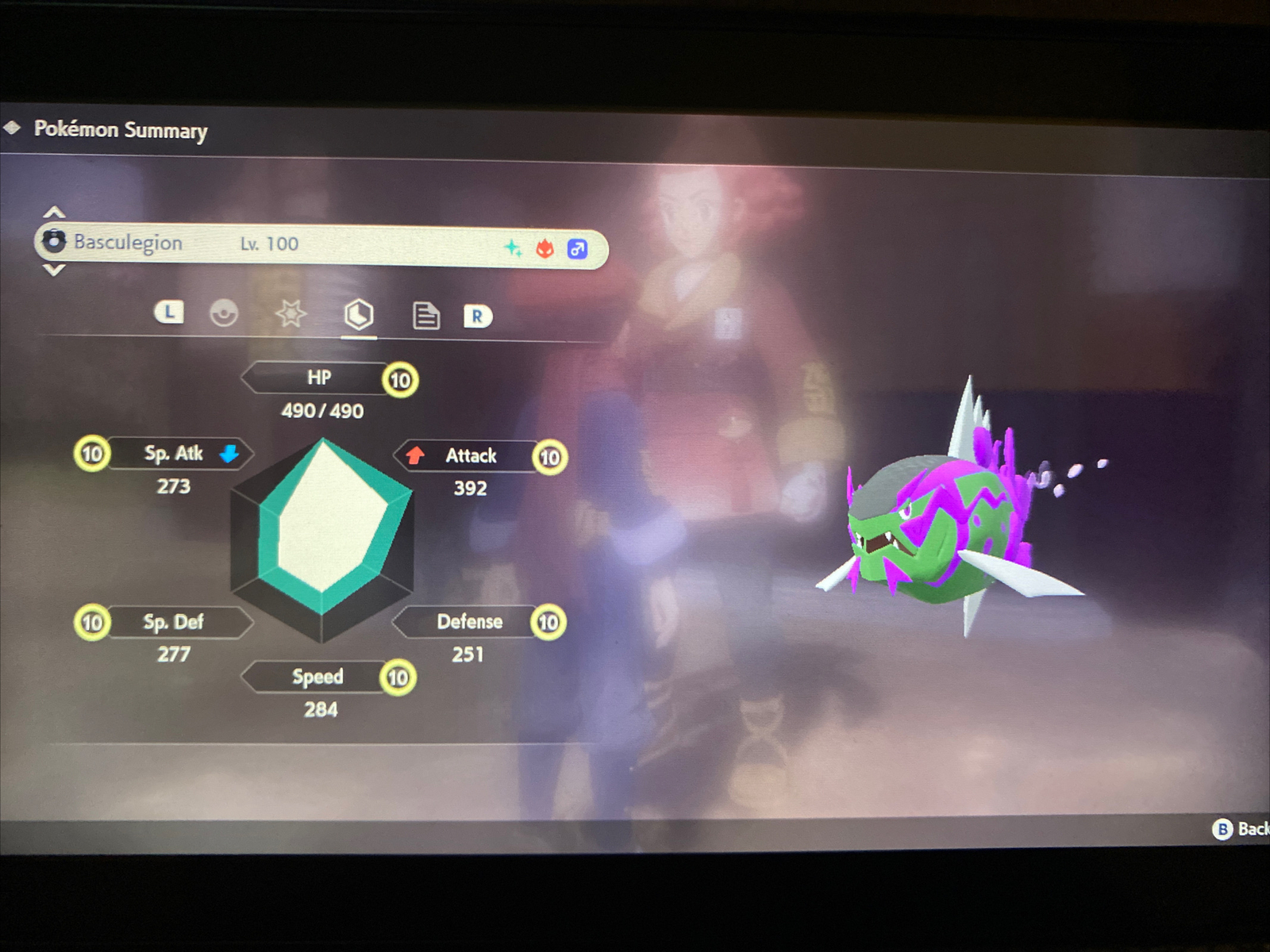 Pokemon Legends Arceus Shiny Basculegion (Male) Alpha Max Effort Fast Delivery