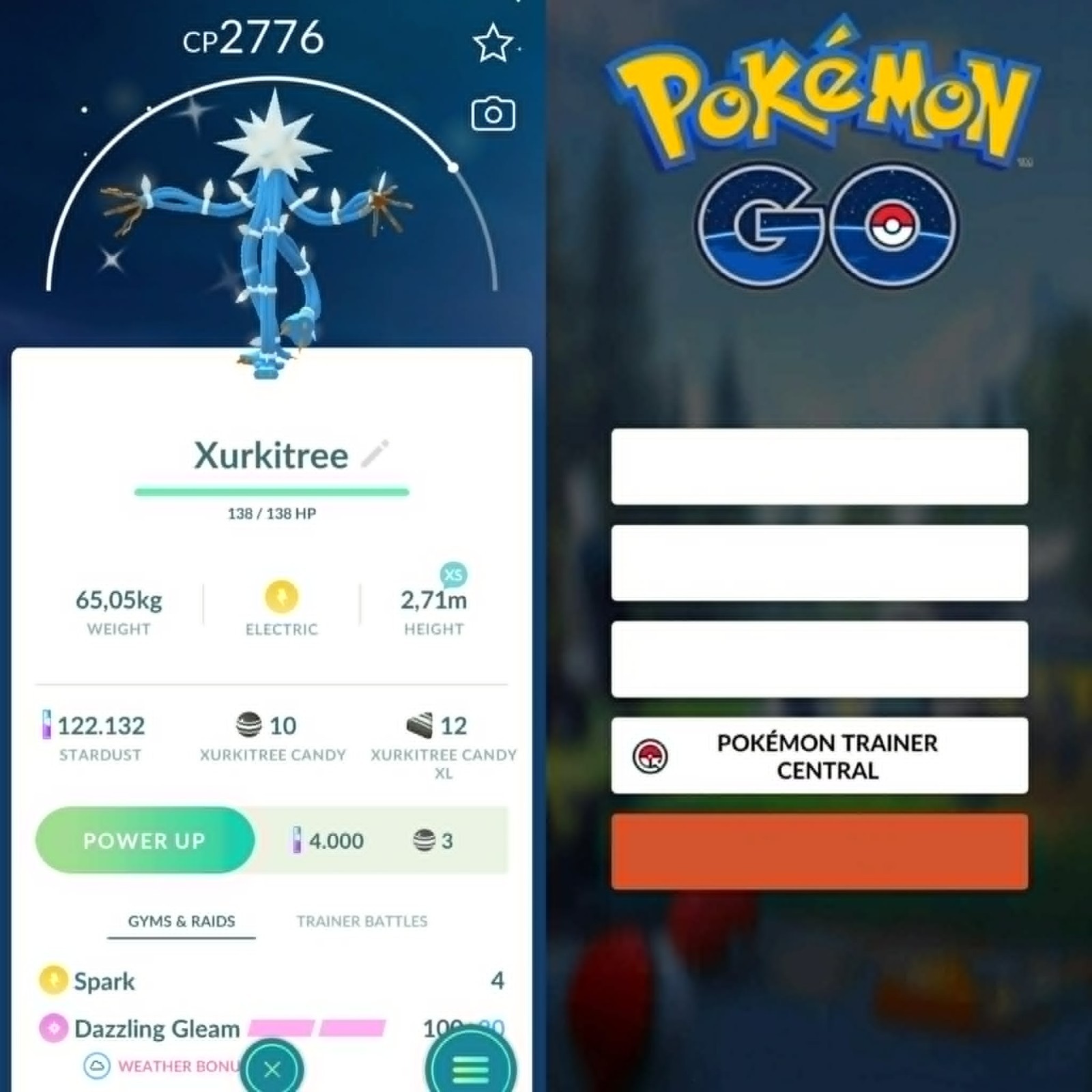 Pokémon PTC Go | Shiny Xurkitree ✨ Mini or Trade