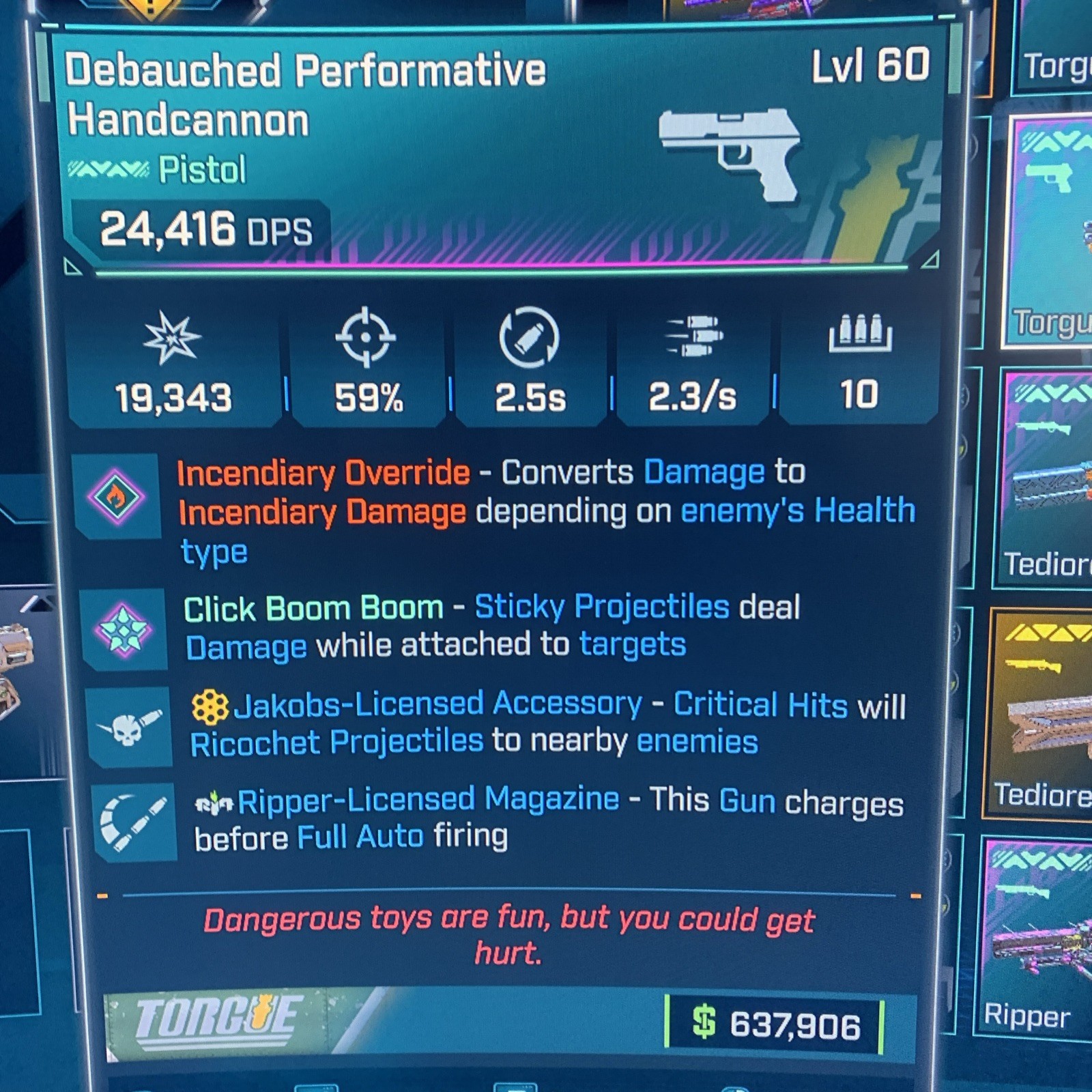Borderlands 4⭐️LVL 60 GOD ROLL PEARL HANDCANNON ALL ELEMENT BUNDLE⭐️All PLATFORM