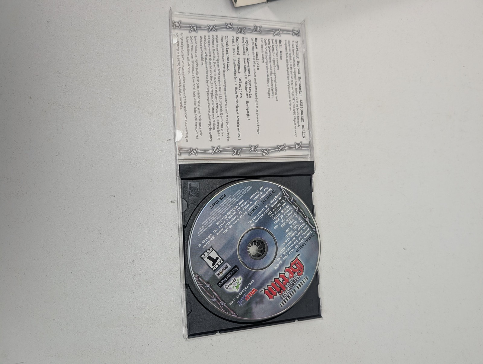 Beyond Normandy Assignment Berlin PC Game ValuSoft NTSC-U/C T Manual Shooter