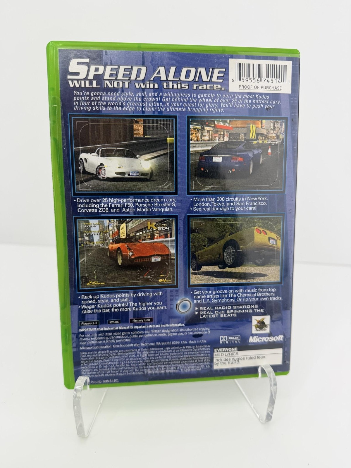 Project Gotham Racing Microsoft Xbox Game NEW Sealed E 2001 Racing NTSC-U/C