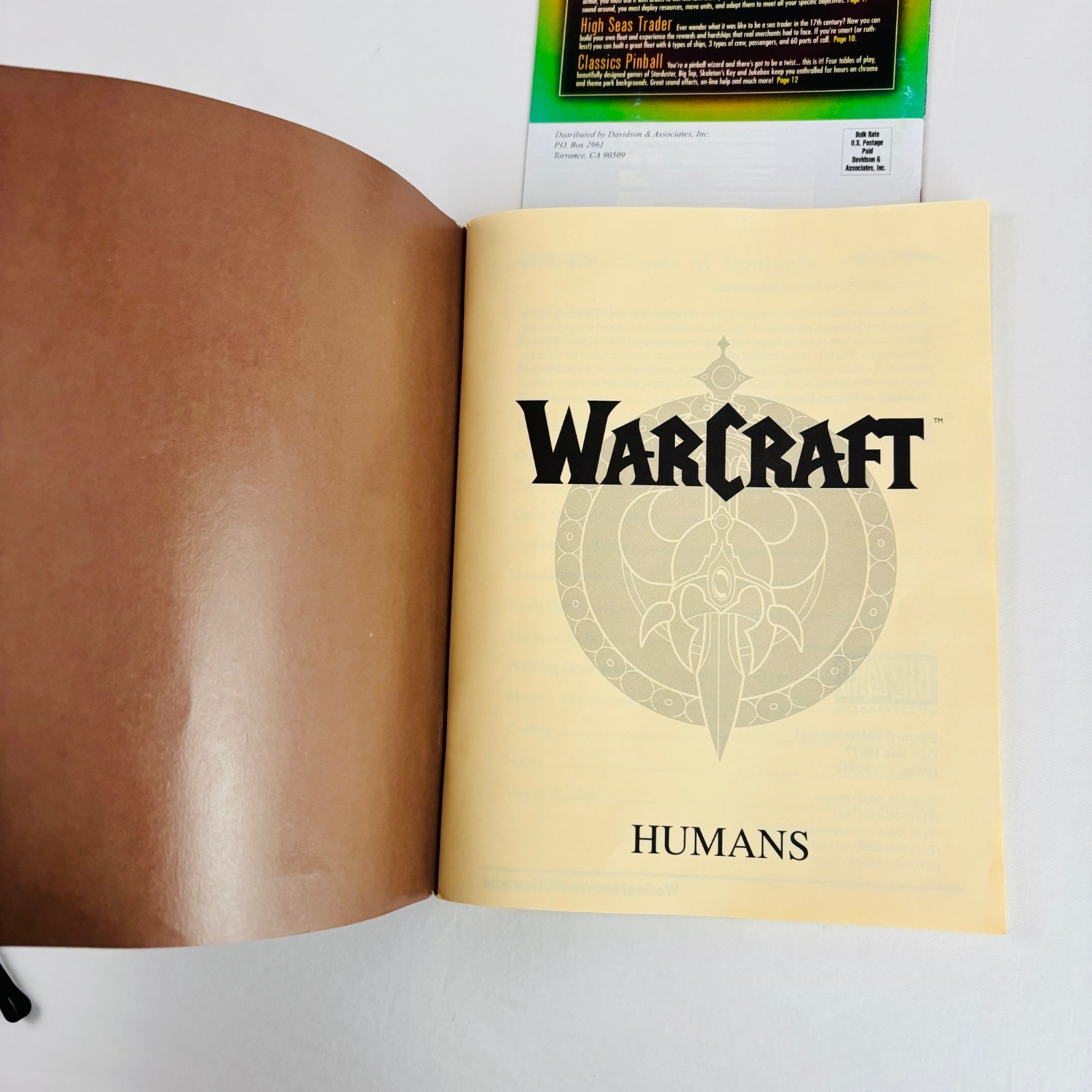 WarCraft Orcs & Humans Big Box, MS-DOS CD, Booklets, Blizzard Entertainment 1994