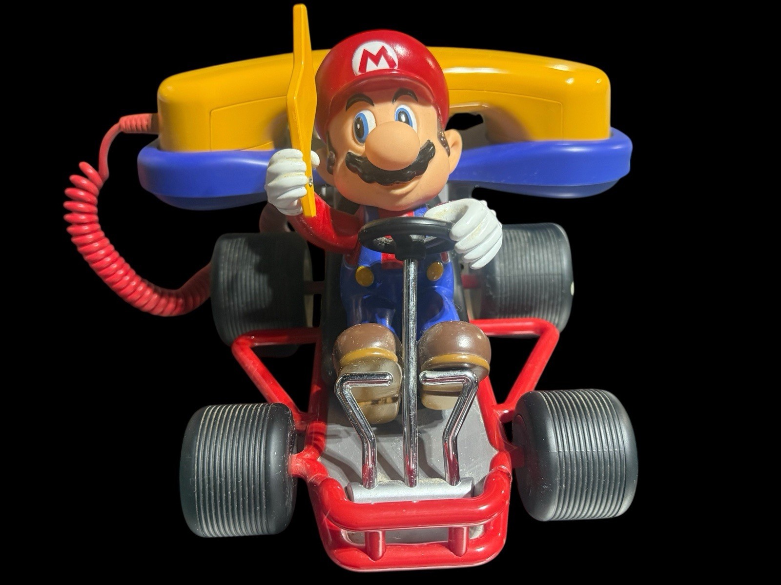 Vintage Nintendo Super Mario Kart Telephone Tested Working Mario Go-Kart Phone