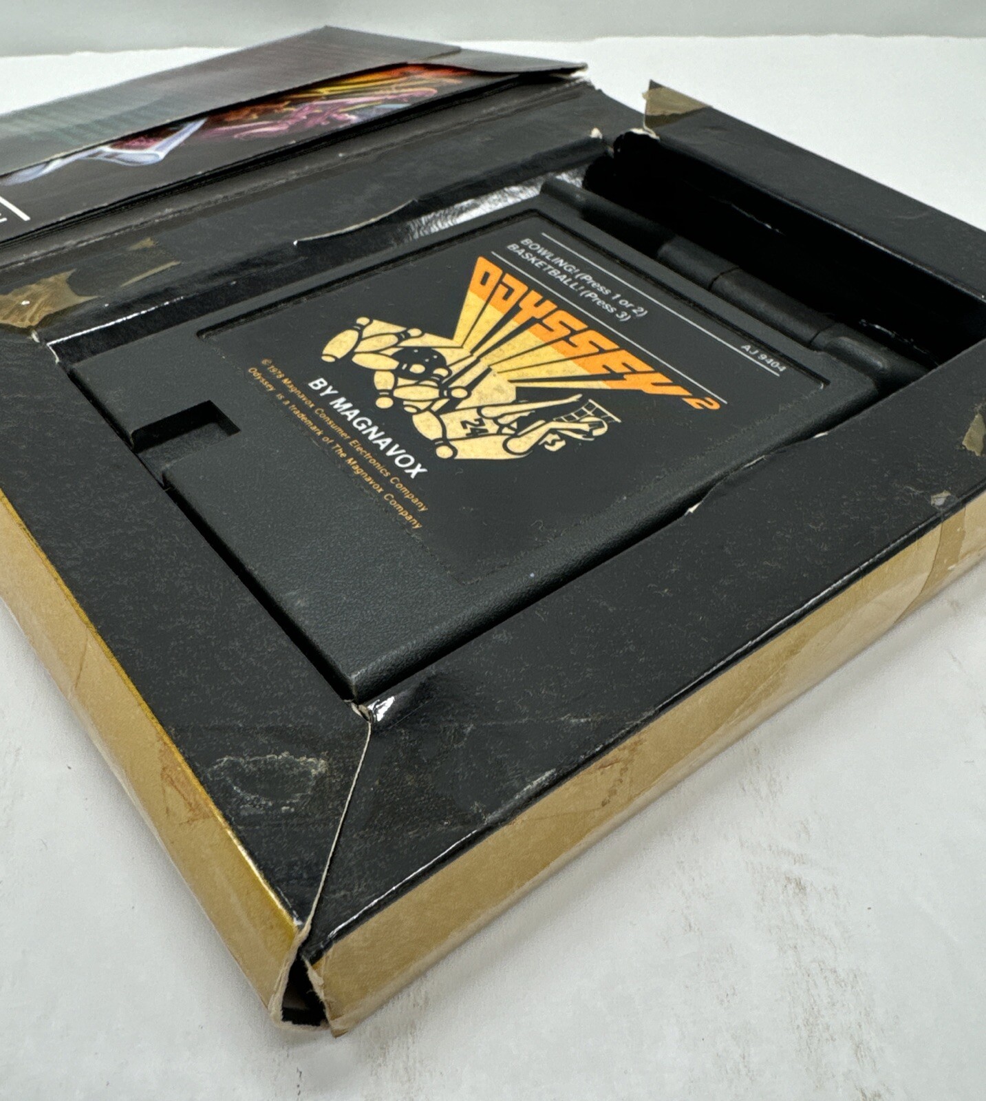 Magnovox Odyssey 2 Bowling & Basketball Game in original box w/ instructions
