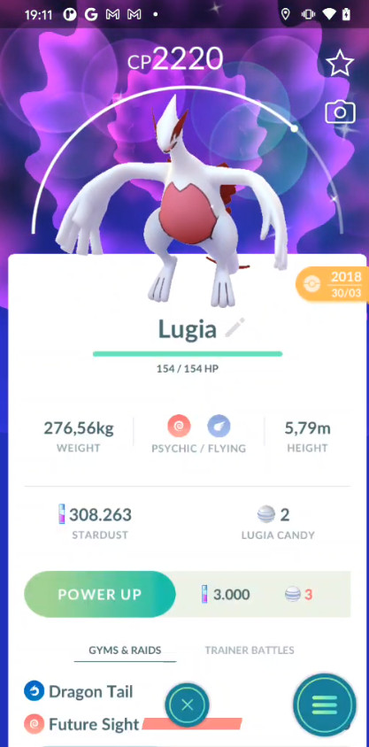 ✨Shiny Lugia ✨ Guaranteed Lucky Trade ✨Only Registered Trade( 20k Stardust) ✨
