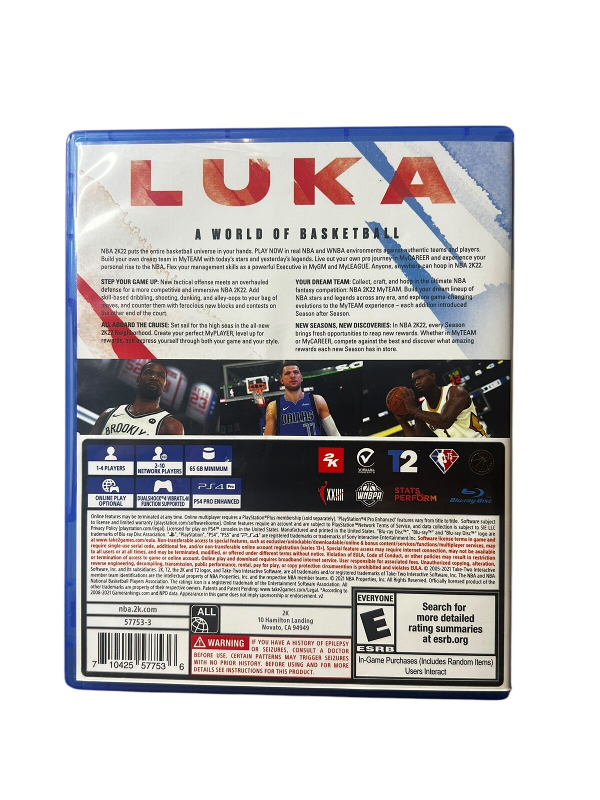 NBA 2K22 – Sony PlayStation 4