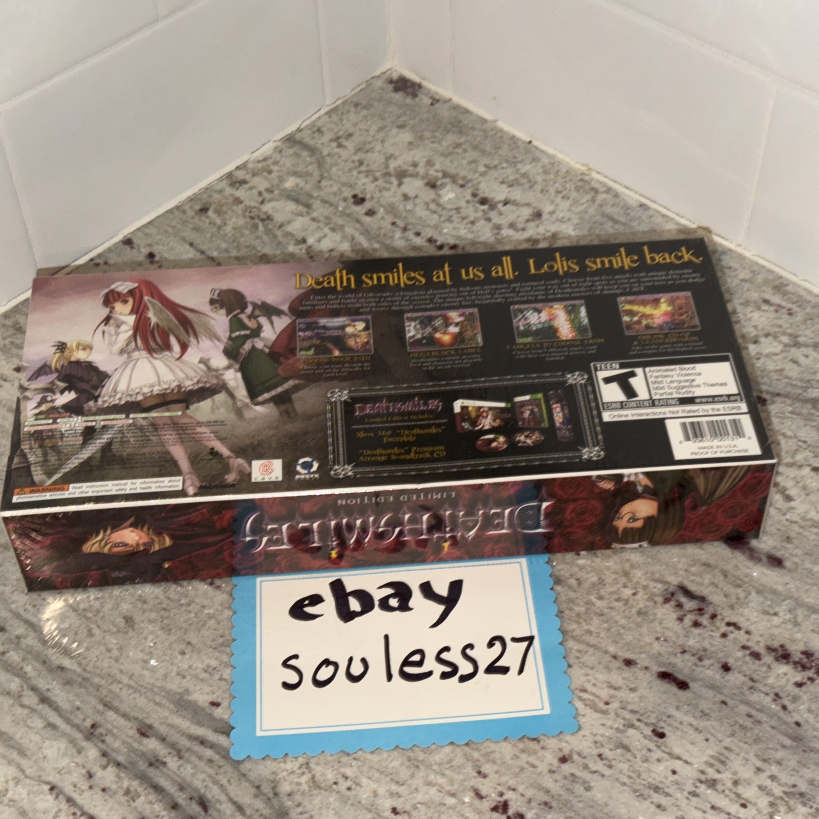 Deathsmiles Limited Edition (Microsoft Xbox 360, 2010) Brand New Factory Sealed
