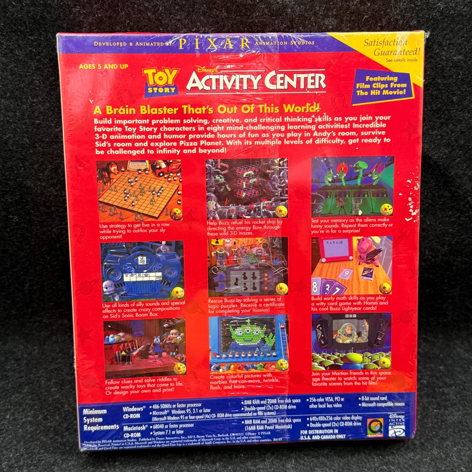 Disney’s Toy Story Activity Center (Windows/Mac, 1996) Big Box Brand New