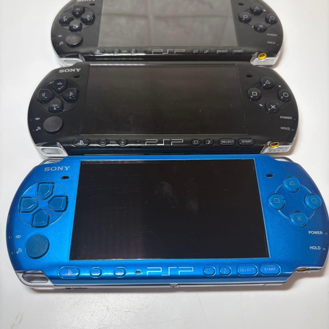 Sony PSP-3000 Portable PlayStation 4 Consoles Set Various Issues