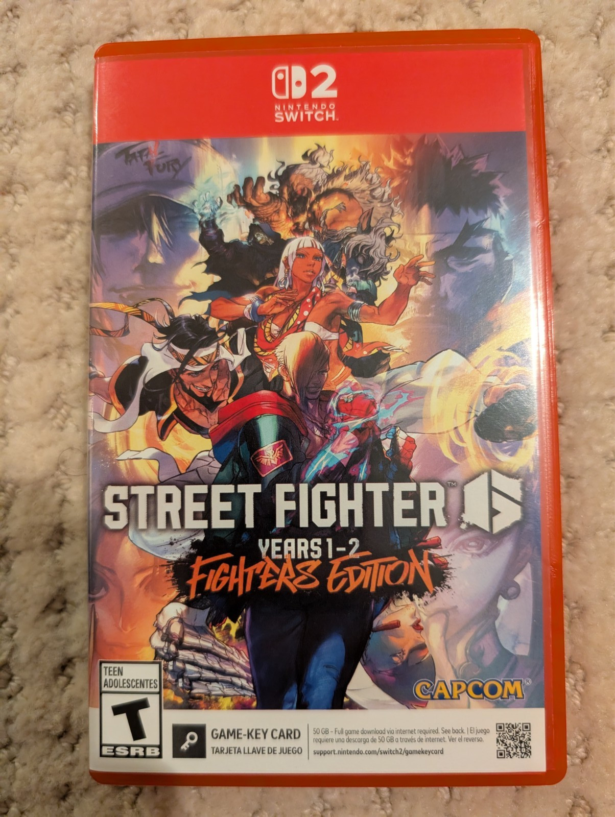Street Fighter 6 Year 1-2 Edition for Nintendo Switch 2. Exc Condition!