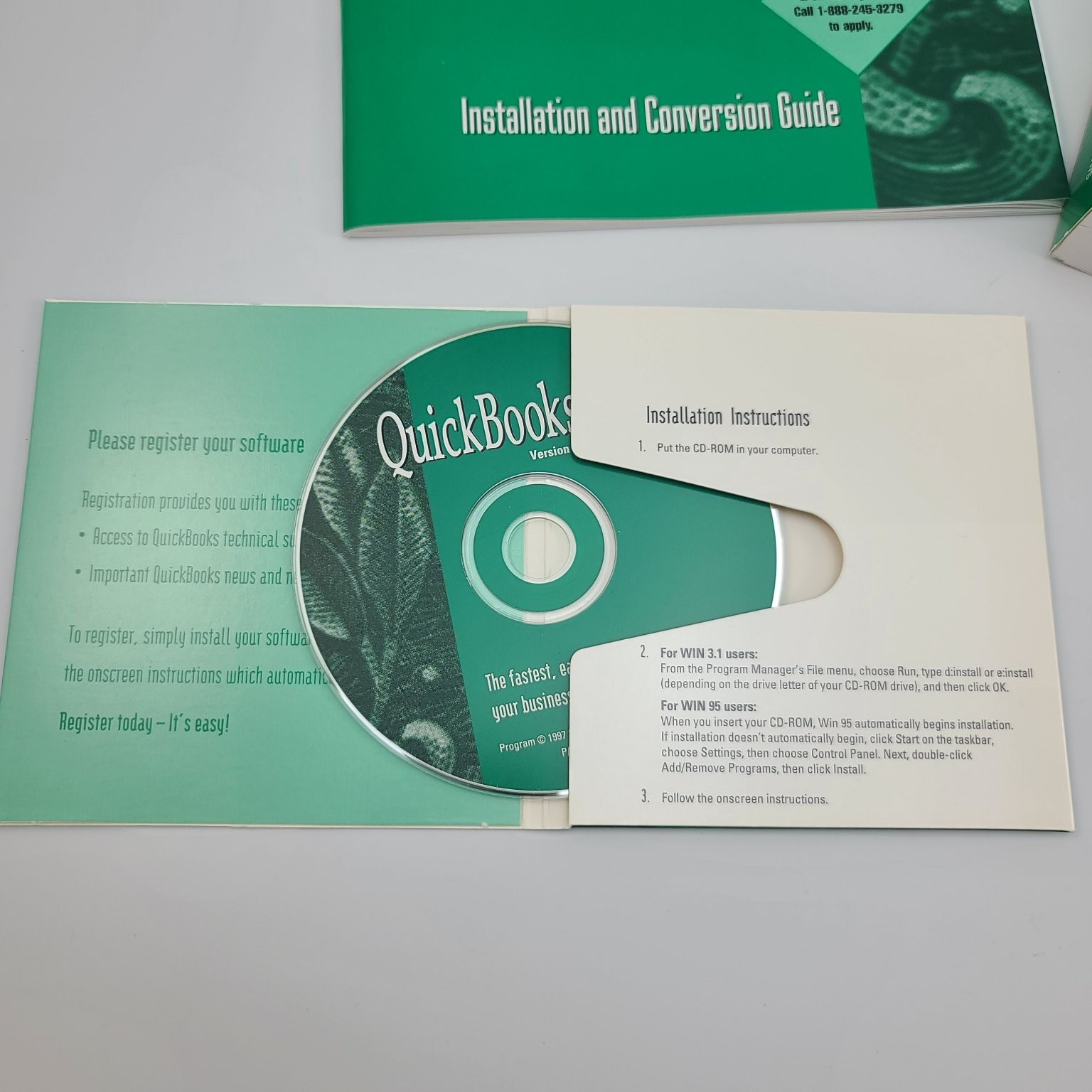 QuickBooks Pro Version 5.0 1997 Windows Accounting Business Financial Software