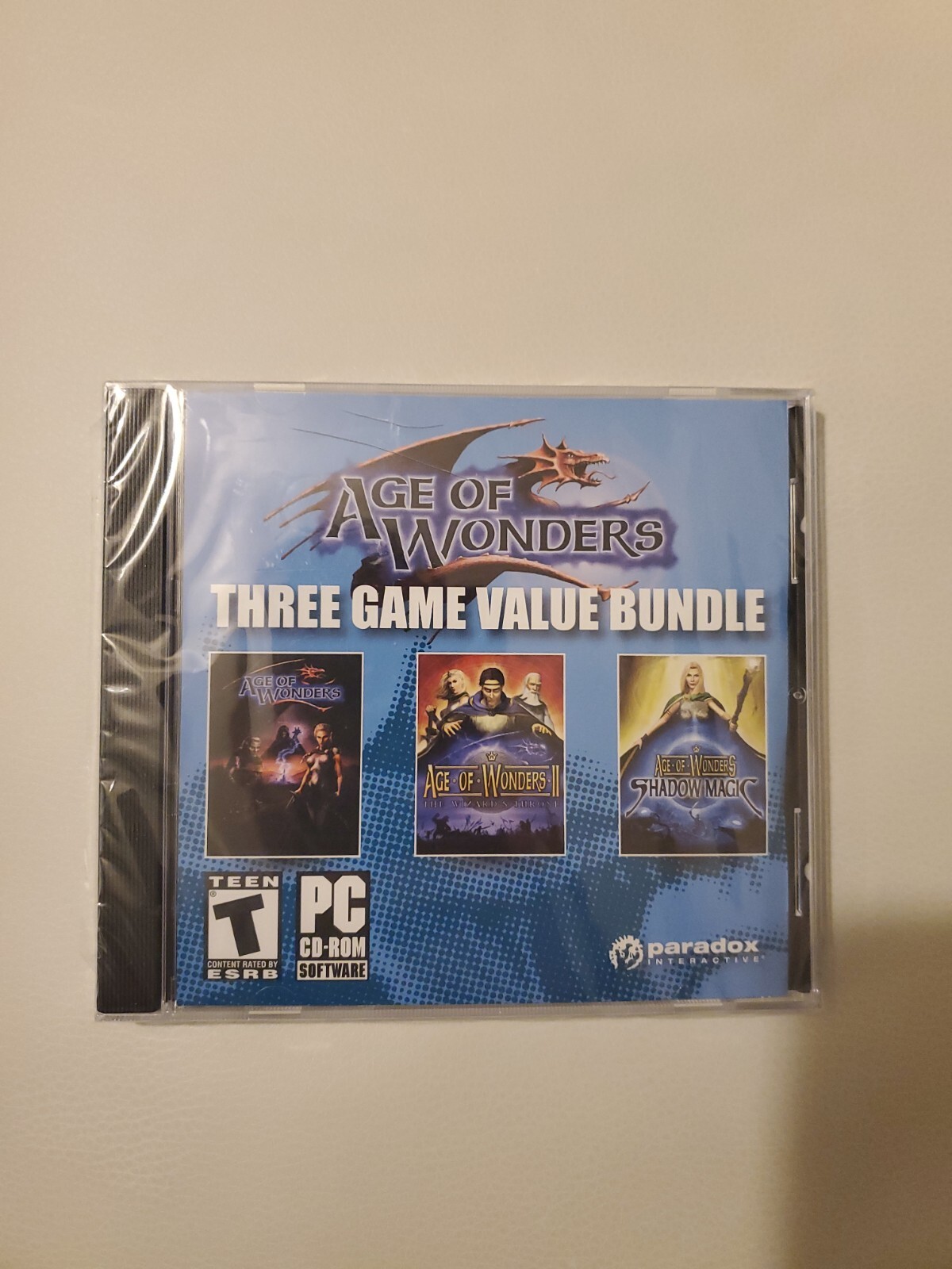 3 Three Game Bundle Age Of Wonders, I 1, II 2, Shadow Magic (PC, 2019) Brand New