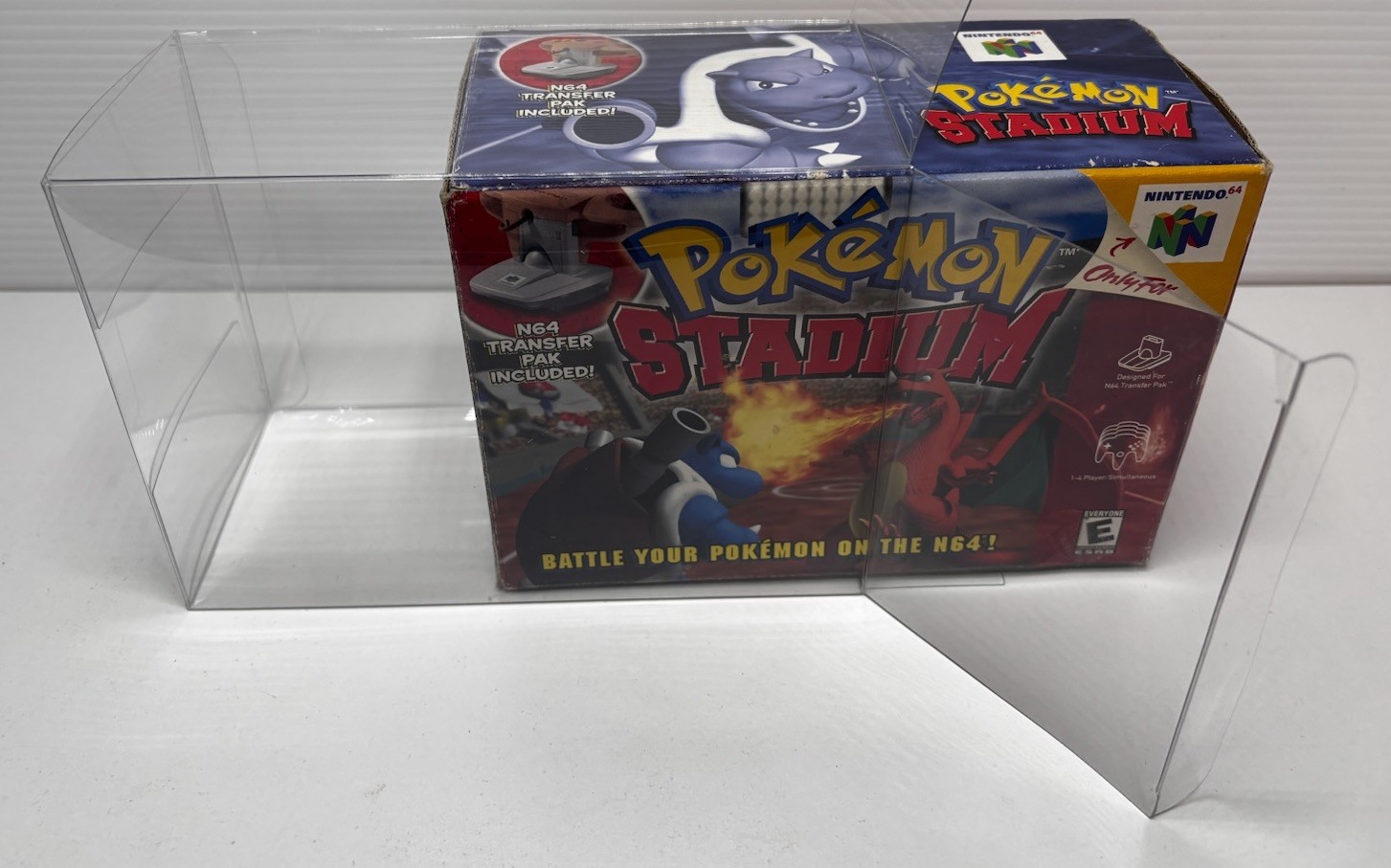 Pokemon Stadium w/ Transfer Pack Box And Manual N64 Nintendo 64 Great Condition