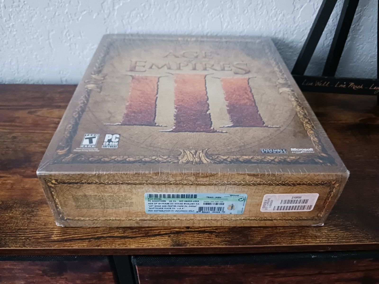 Age of Empires III Collectors Edition PC Game Big Box New Sealed Windows 2005