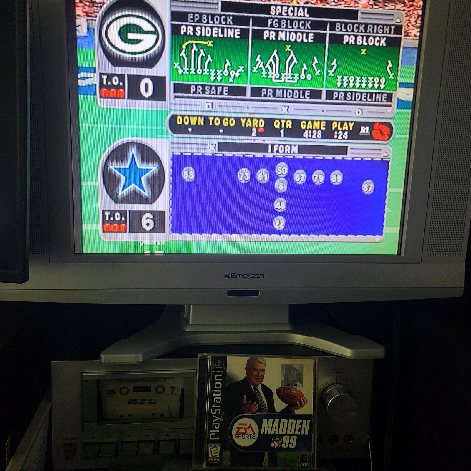 Madden NFL 99 Football (Sony PlayStation 1, 1998) tested good