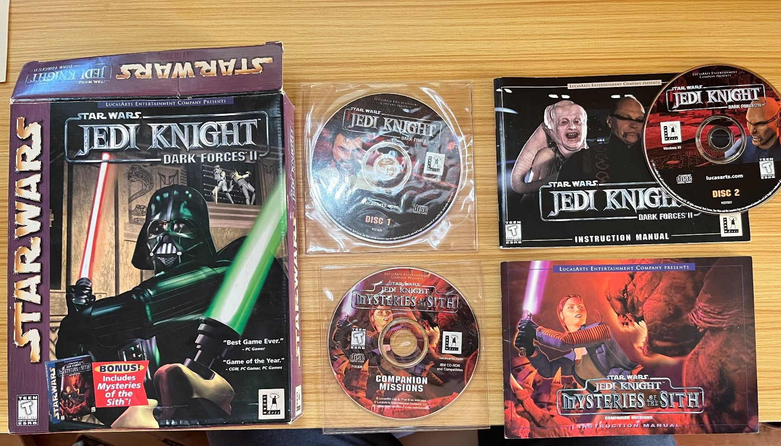 Star Wars Jedi Knight Dark Forces II + Mysteries of the Sith Big Box Bundle