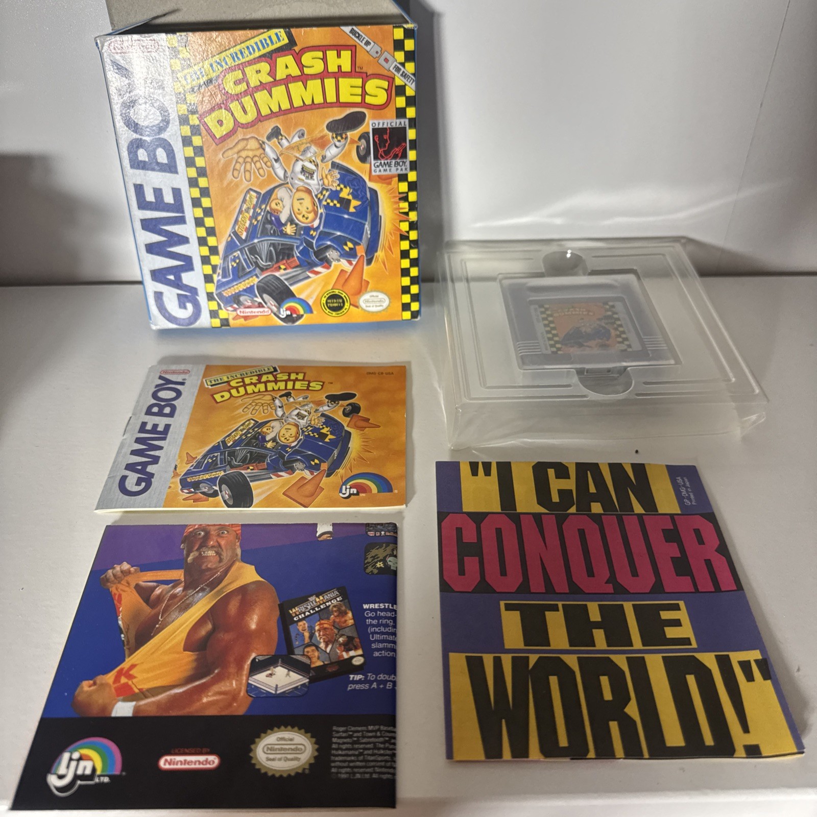 The Incredible Crash Dummies Nintendo Game Boy W/Manual Retro USA 1992 CIB