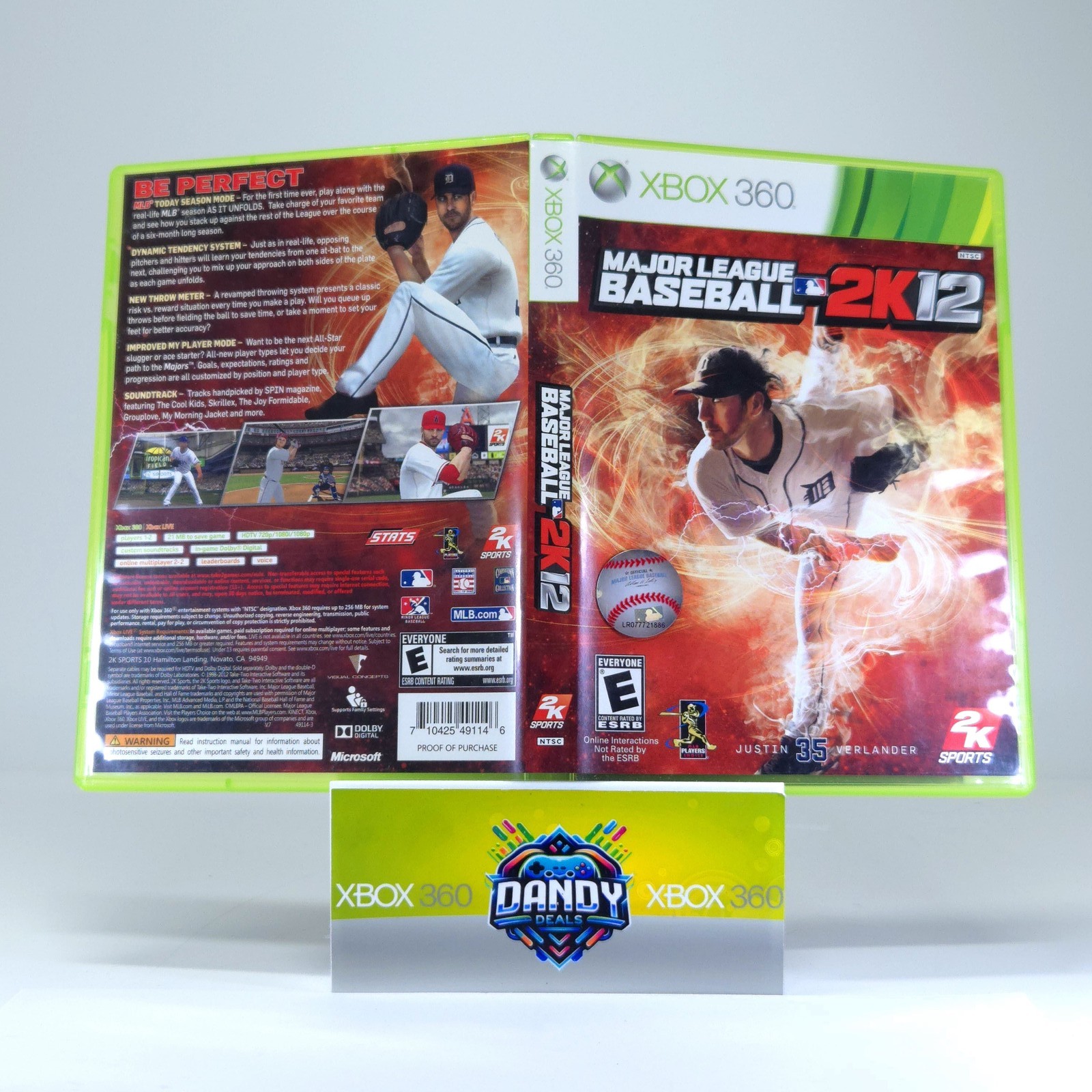 Major League Baseball 2K12 CIB W/ Manual – Xbox 360