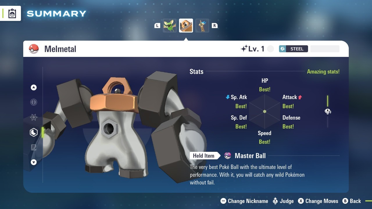Choose Low Level Legendary Pokemon Shiny or Non-Shiny Legendaries Legends Z-A ZA