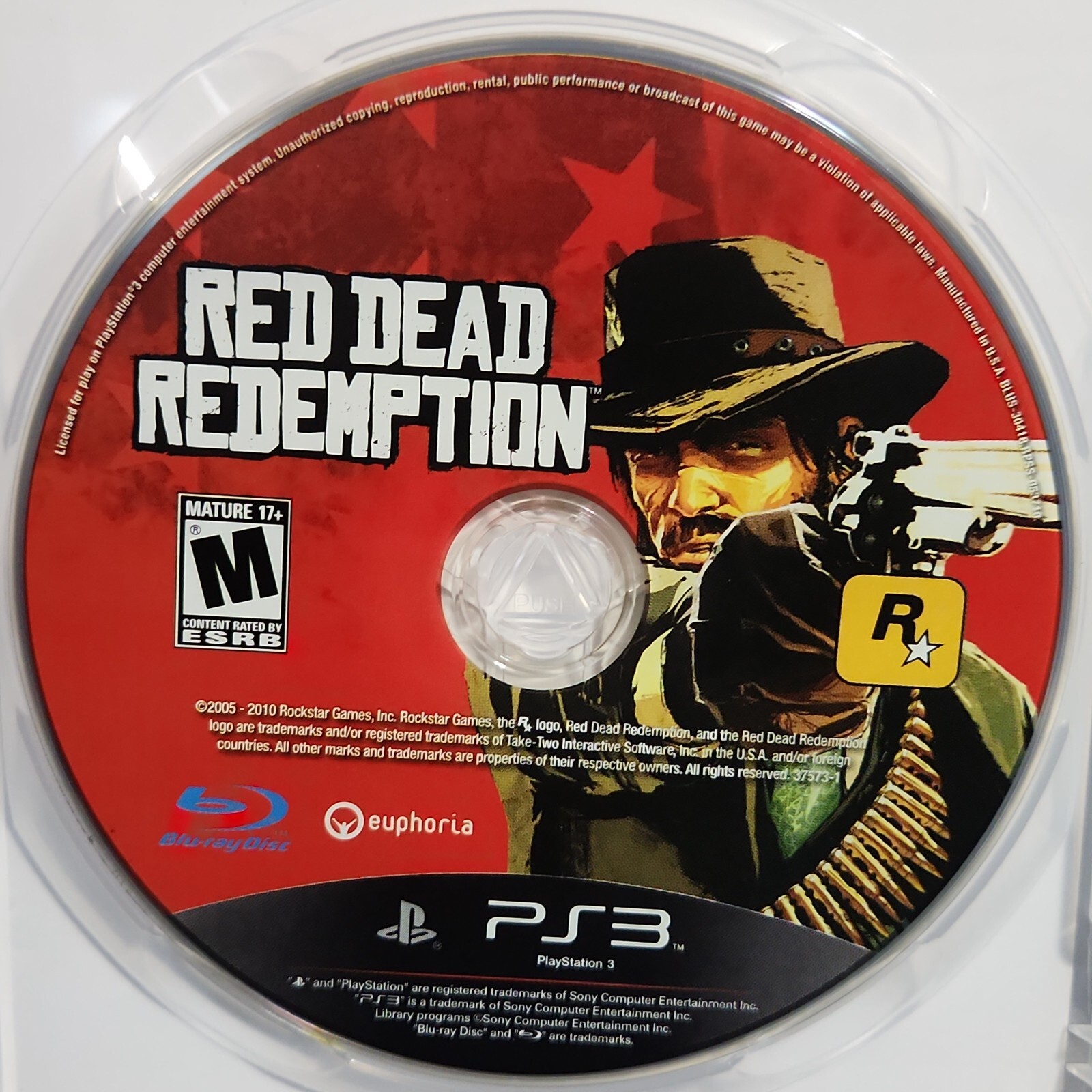 Red Dead Redemption PlayStation 3 PS3 Complete Video Game w/Map