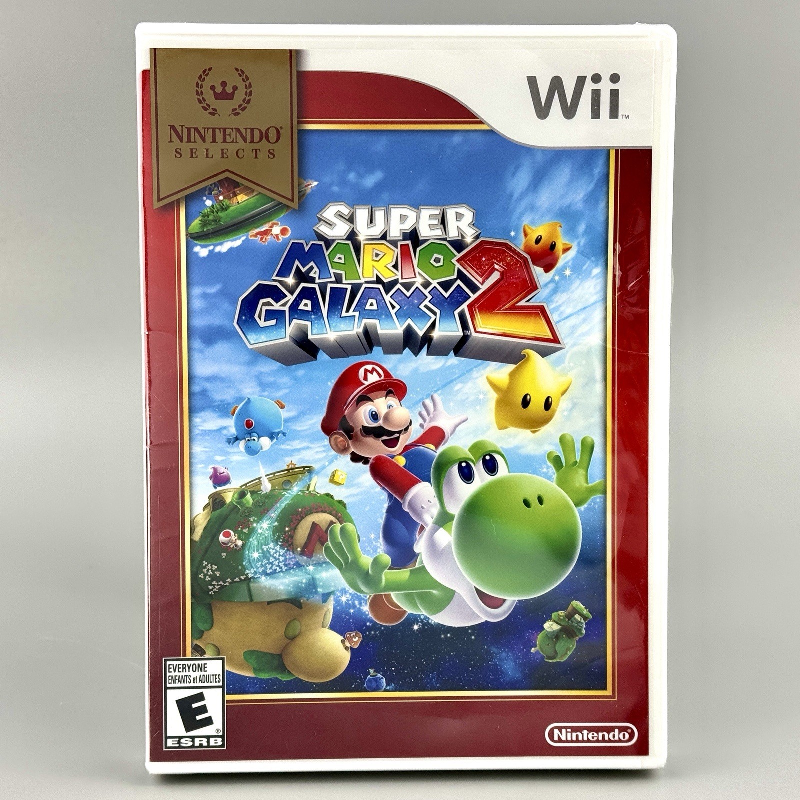 Super Mario Galaxy 2 (Nintendo Wii, 2010) Brand New Factory Sealed – SQUISHED!!!