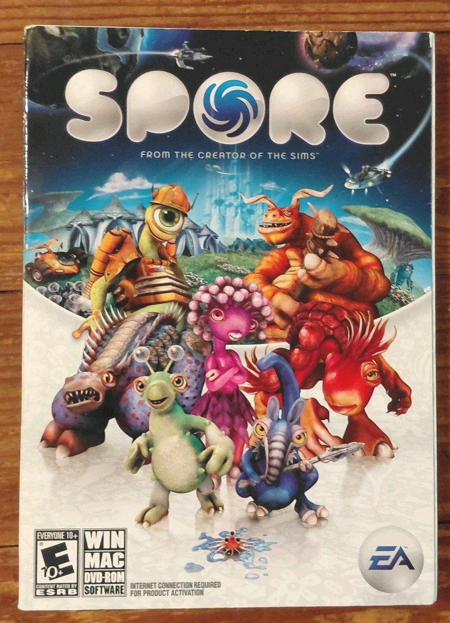 Spore Creature Creator • Windows / Mac • EA • Rated E For Everyone • New/Sealed