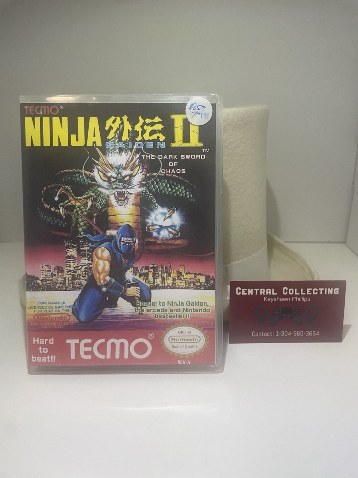 Ninja Gaiden 2 II the Dark Sword of Chaos Nintendo NES