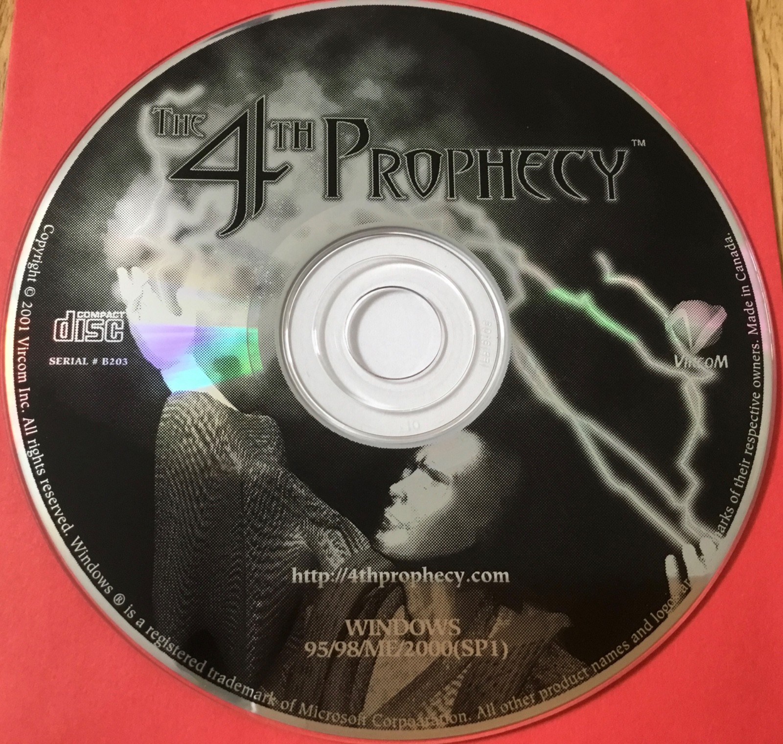 The 4th Prophecy 4th Coming Vircom 2001 MMO Role Play Vintage PC Windows 95 98