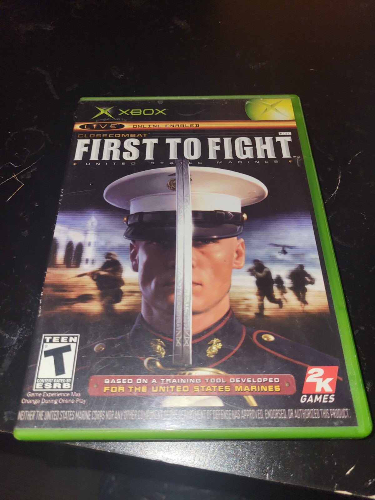 Xbox First To Fight United States Marines Video Game 2005 2K Games Close Combat