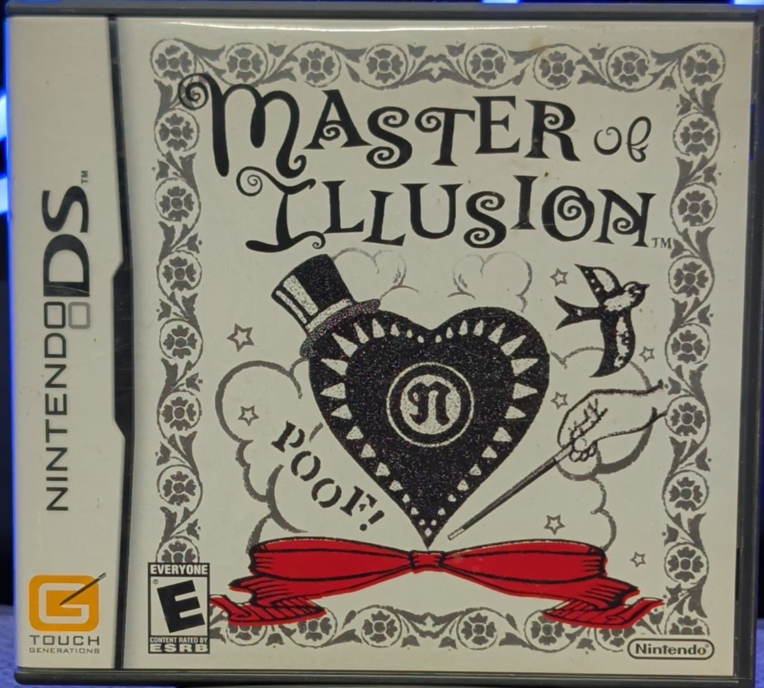 Master of Illusion 2006 Nintendo DS 2DS 3DS Complete Manual Authentic Tested