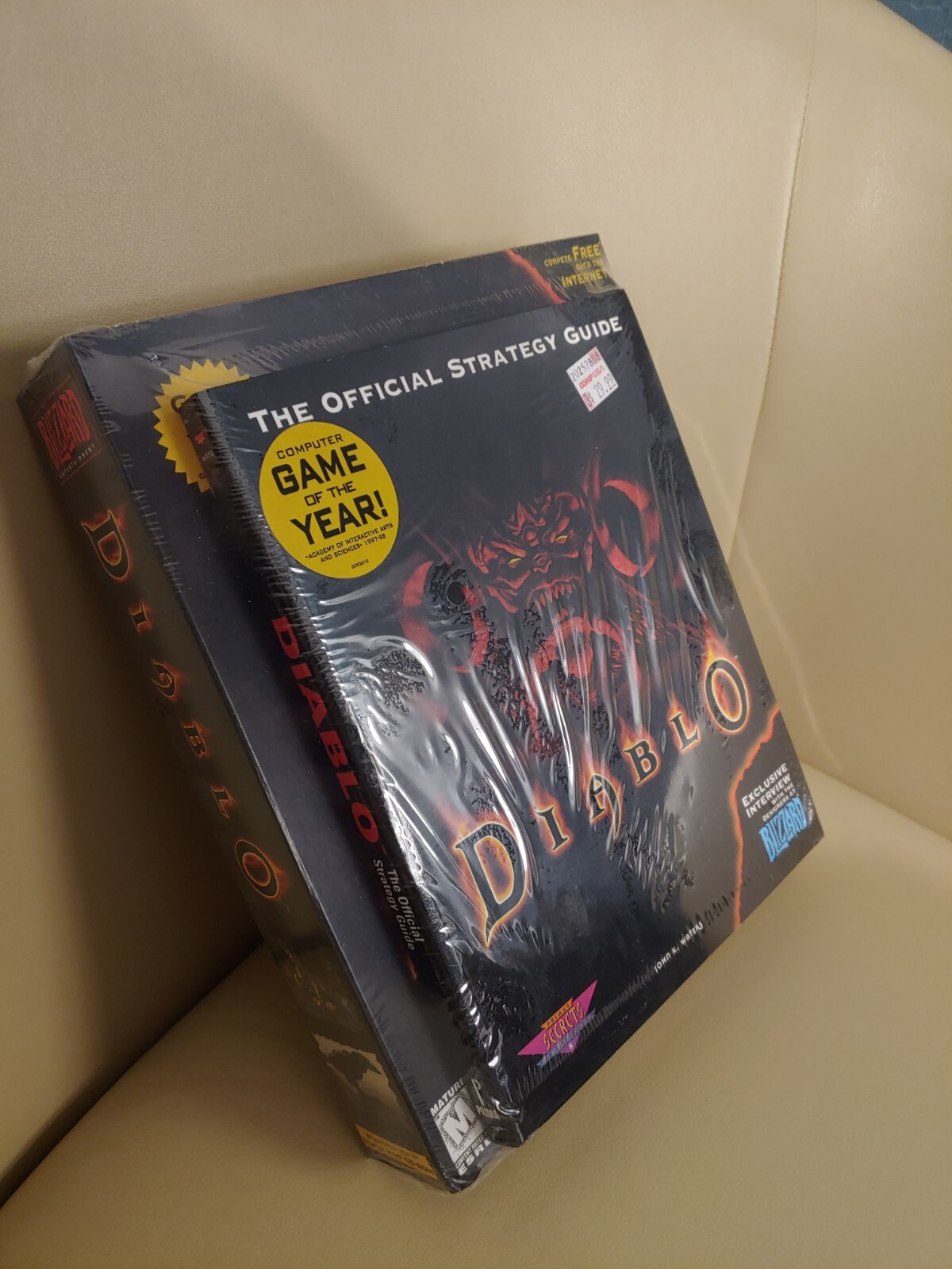 FACTORY SEALED Diablo – Game of the Year (PC, 1998) WITH Strategy guide
