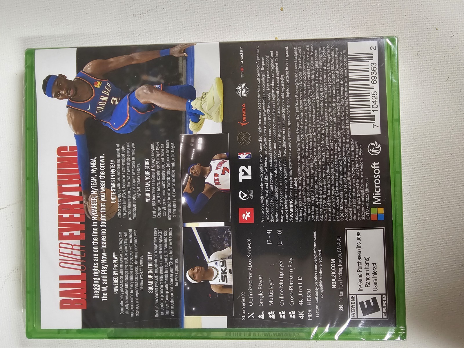 NBA 2K26 Xbox Series X Brand New and Factory Sealed