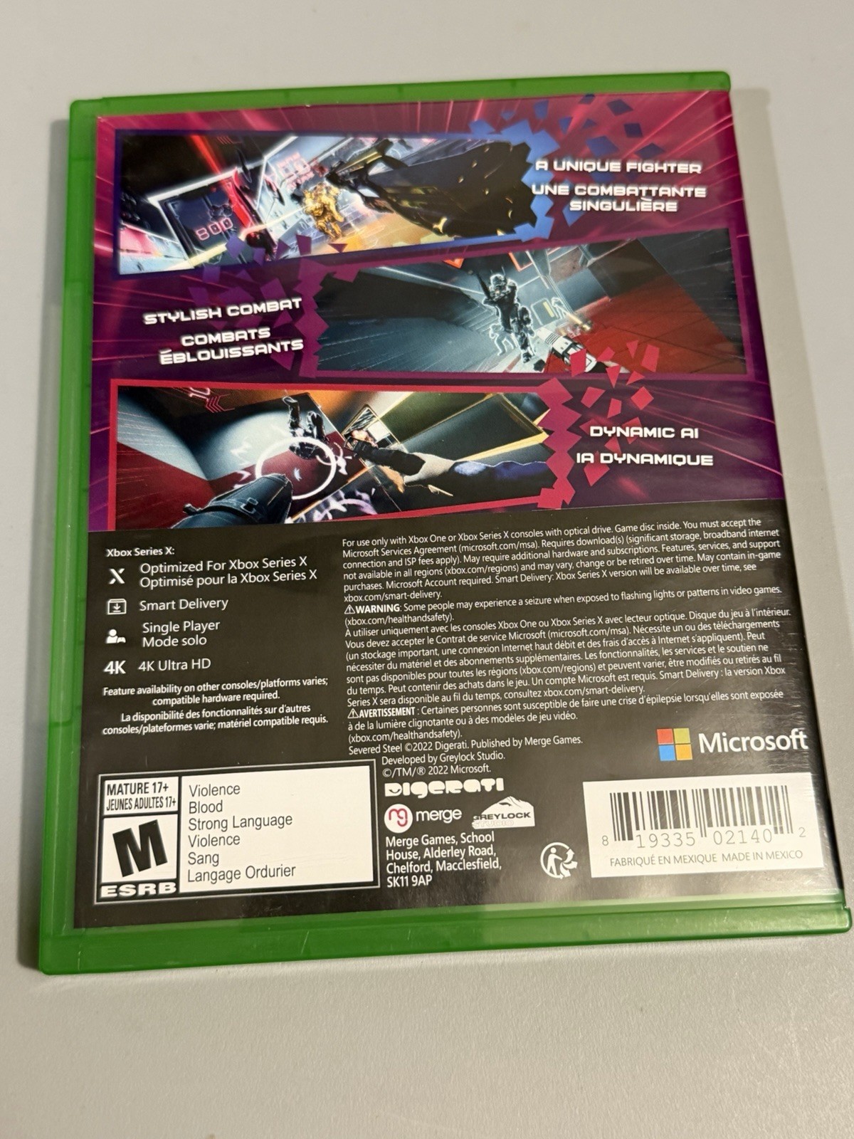 Severed Steel – Xbox Series X & Xbox One (Microsoft Xbox Series X S)