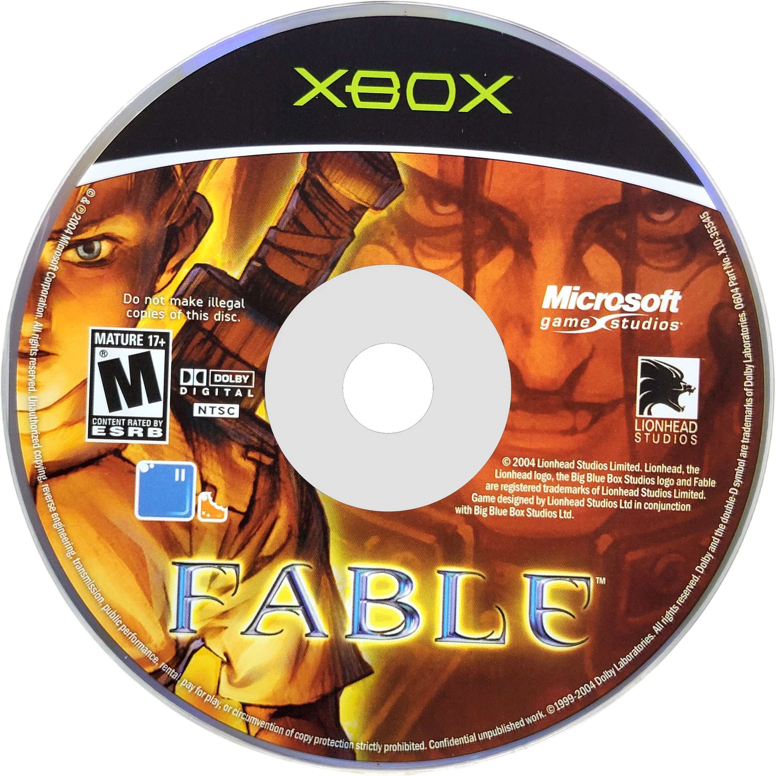 Fable – Microsoft Xbox Tested 1Y Guarantee
