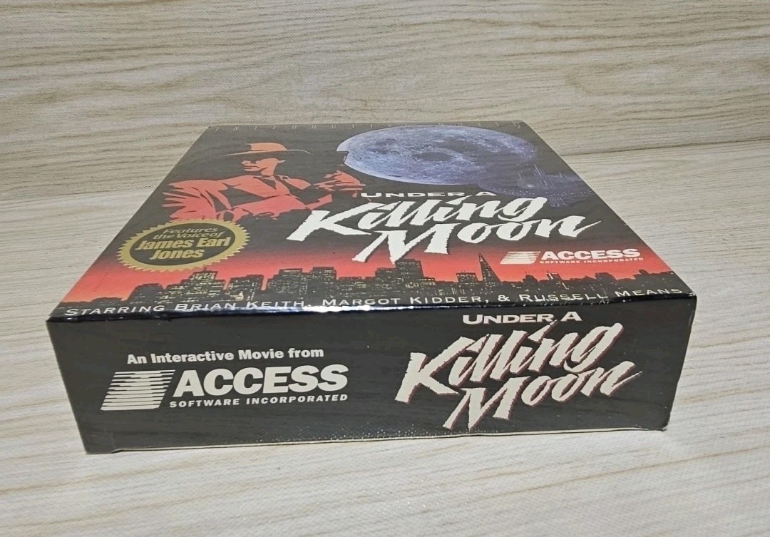 ** NEW SEALED ** Under a Killing Moon, 1994, Big Box, Interactive 3D Pc Game