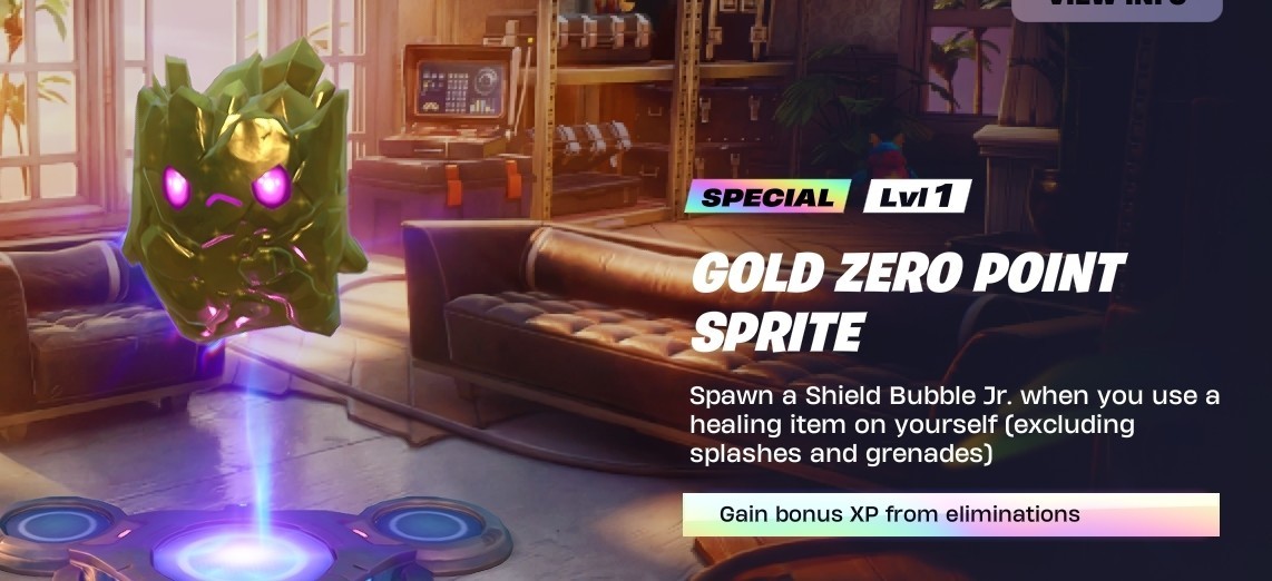 Battle Royale Special Gold Zero Point Sprite