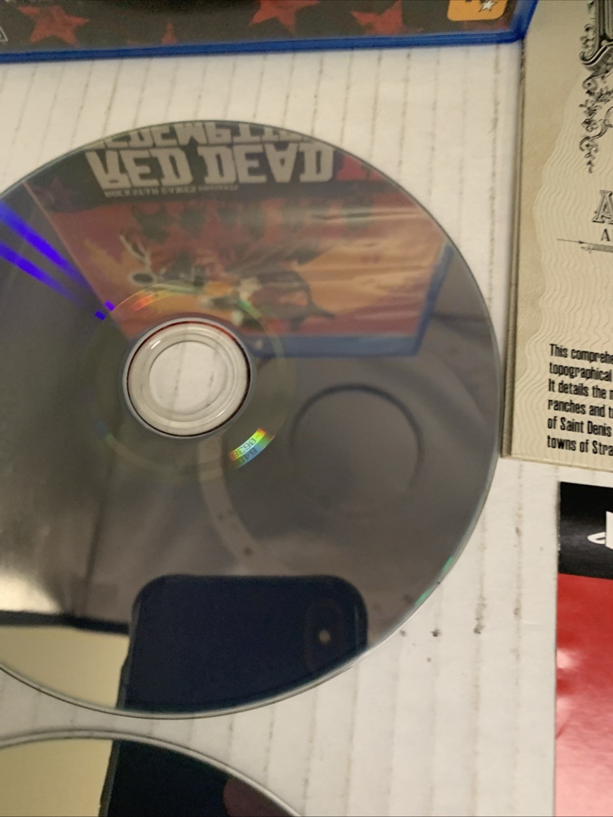 Mint Discs Red Dead Redemption 2 (Sony PlayStation 4 PS4, 2018) Includes Poster