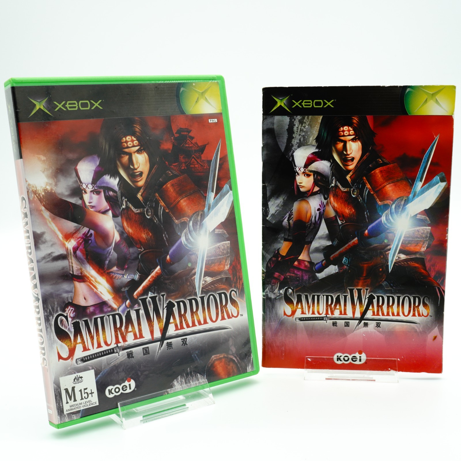 Samurai Warriors Xbox 2004 – CIB w/ Manual, Hack-and-Slash – Good Condition