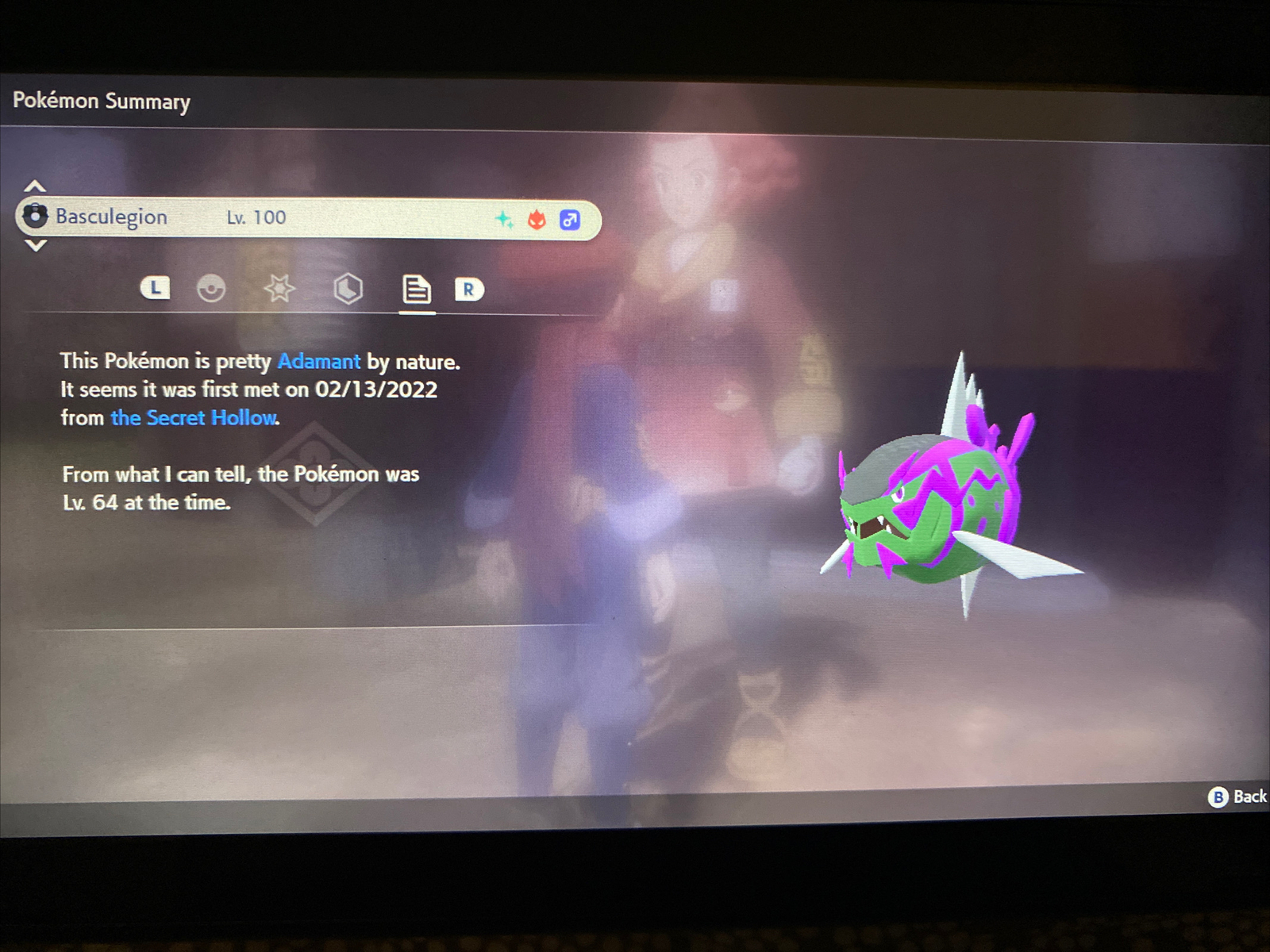 Pokemon Legends Arceus Shiny Basculegion (Male) Alpha Max Effort Fast Delivery