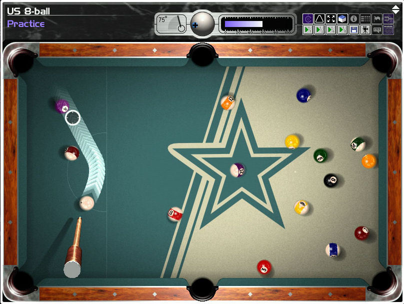 CUE CLUB Billiards Pool Snooker 8-ball Simulation PC Game XP/Vista/7/8 – NEW CD